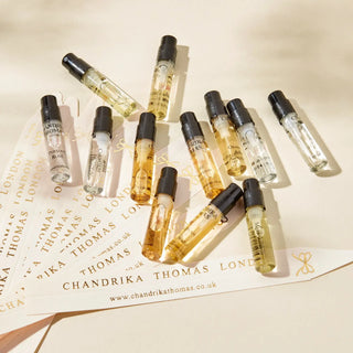 Image of Full discovery perfume samples set with exqusite scent paper sticks